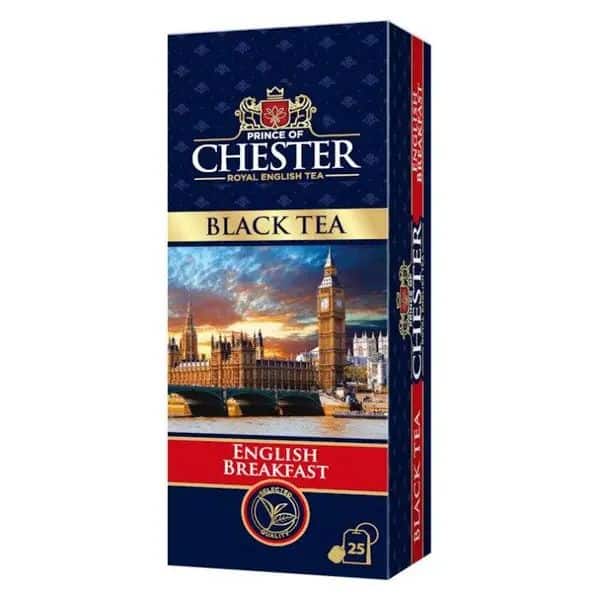 Чай листовий Chester English Breakfast Black Tea 25пак.