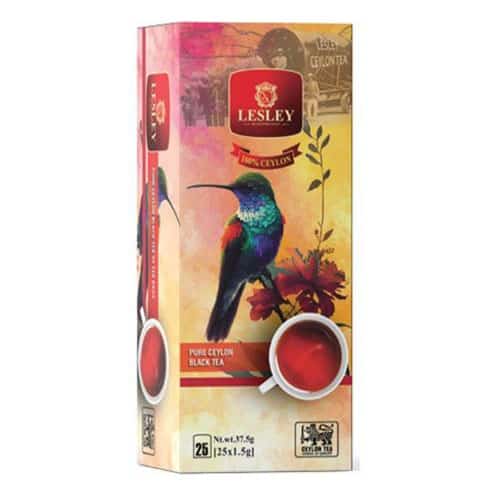 Чай листовий Lesliy BlackTea Bags 25пакет.