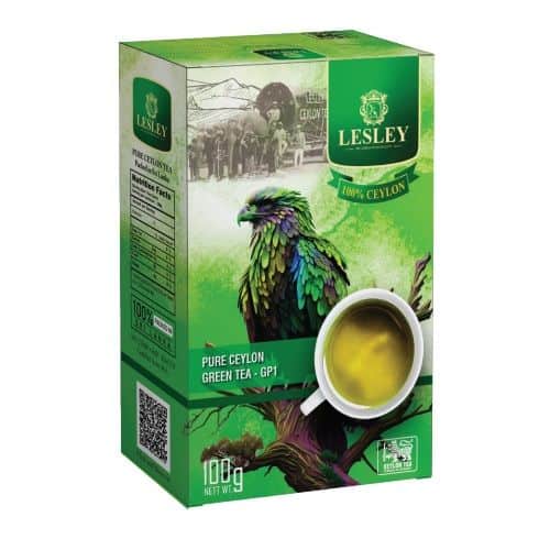 Чай листовий Lesliy Gp1 Green Tea крупнолистовий зелений 100 г