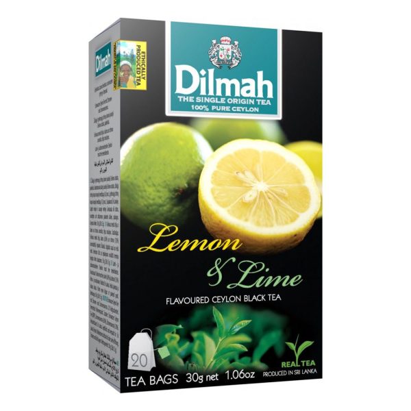 Чай пакетований Dilmah Lemon & Lime Лимон та Лайм