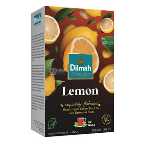 Чай пакетований Dilmah Lemon Лимон