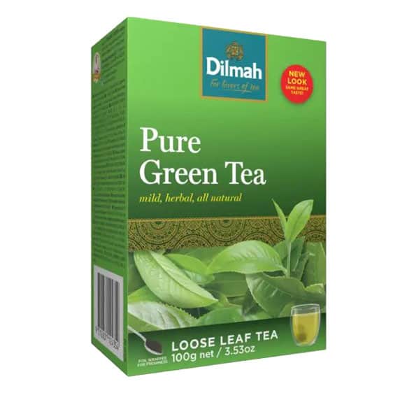 Чай пакетований Dilmah Pure Green Tea Зелений