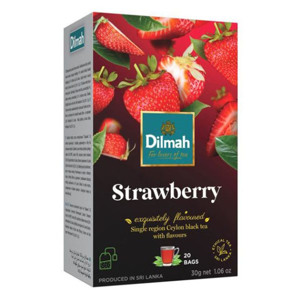 Чай пакетований Dilmah Strawberry Полуниця