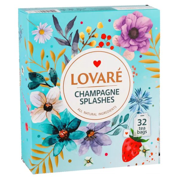 Чай пакетований Lovare Champagne Splashes 32 пак.