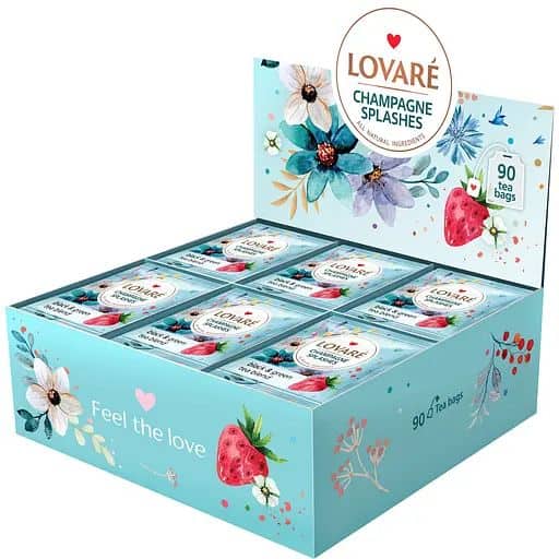 Чай пакетований Lovare Champagne Splashes Tea 90 пак.