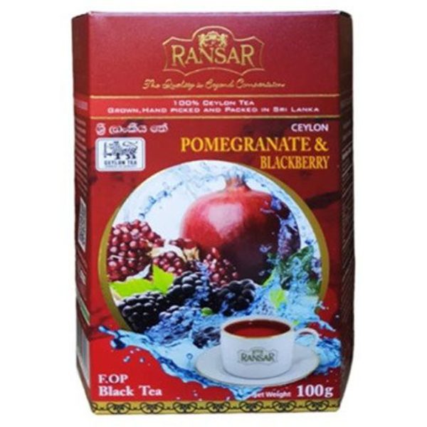 Чай розсипний Ransar Black Tea Pomegranate & Blackberry 100 г