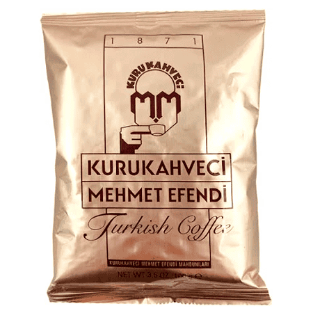 Кавовий порошок KURUKAHVECI МЕХМЕТ ЕФЕНДІ, турецький кофе, кава для турецької кави, якісний кавовий напій українського бренду.
