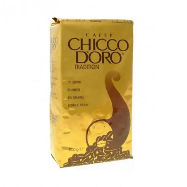 Сухий кава в зернах Chicco Doro, Італія, натуральний ароматичний смак, 500 г.