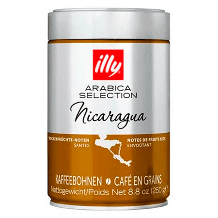 Кава в зернах Illy Nicaragua, арабіка, високоякісний кавовий напій, зерна для аромату та смаку.