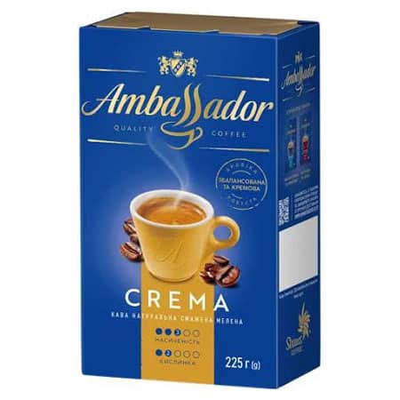 Кава мелена Ambassador Crema 225 г
