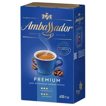 Кава мелена Ambassador Premium 450 г