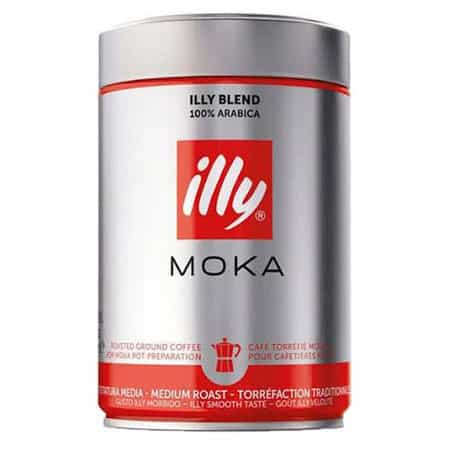Кава молота Illy Мока, 100% арабіка, італійський кавовий напій для еспресо.