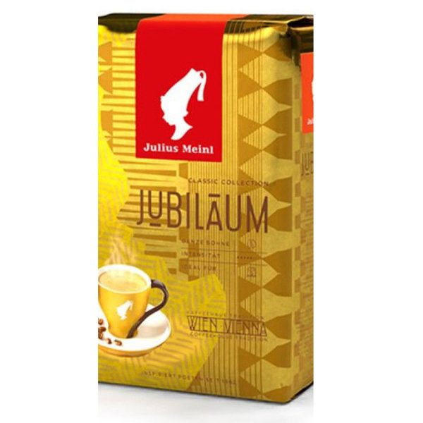 Кофе Juliаs Meinl Jubilaum в жовтому упаковці, ідеально для цінителів класичного міста Відень.