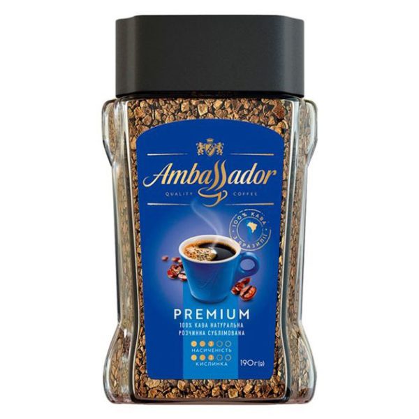 Кава розчинна Ambassador Platinum 190 г