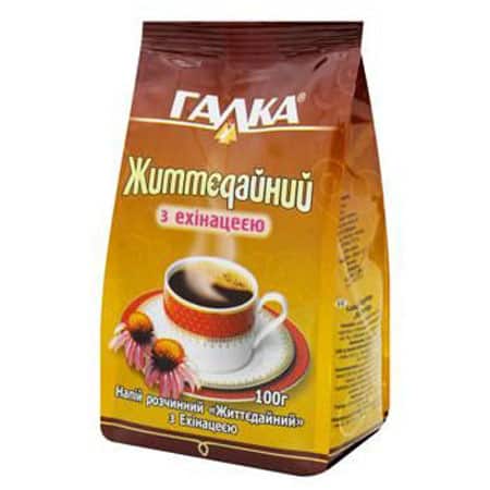 Кава розчинна Галка напій Життідайний Еко ехінацея 100 г