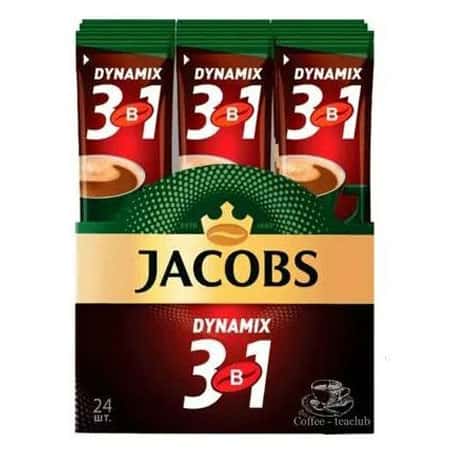 Кавовий пакет Jacobs 3 в 1 для кавових напоїв, швидке та зручне рішення для смачного кавування.