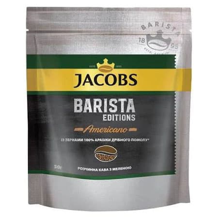 Кава розчинна Jacobs Бариста Americ. Eco 150 г