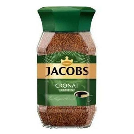 Мелена кава Jacobs Cronat Крафтіг, зернова кава, натуральний напій, кава для кавоварки.