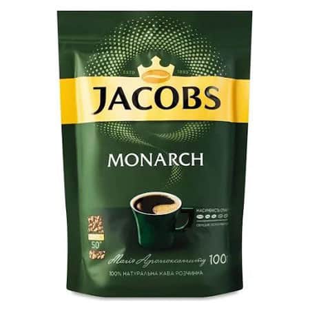 Сумка з кавою Jacobs Monarch, мелена кава для ароматної кавової паузи.