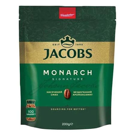 Кава розчинна Jacobs Монарх Eco 200 г