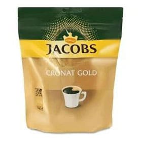 Кава Jacobs Cronat Gold у пакеті, зернова каву для еспресо та ароматного напою.