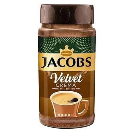 Мелена кава Jacobs Velvet Crema для кави та напоїв.