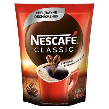 Кава розчинна Nescafe Classic Eco 250 г