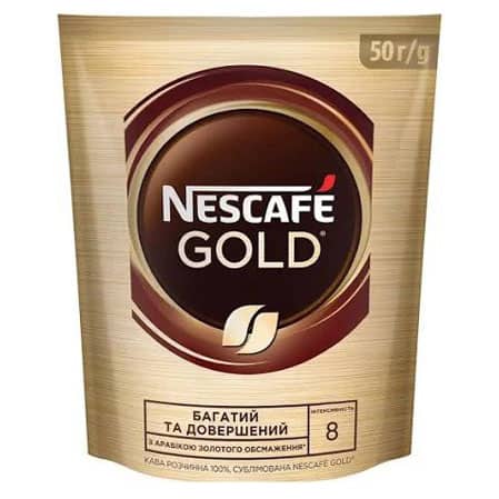 Кава розчинна Nescafe Gold Eco 50 г