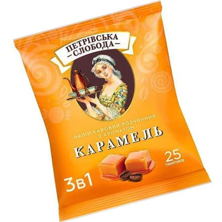 Кава розчинна Петровська Слобода 3в1 Карамель 25шт