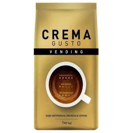 Кава в зернах Ambassador Crema Gusto Vending 1 кг