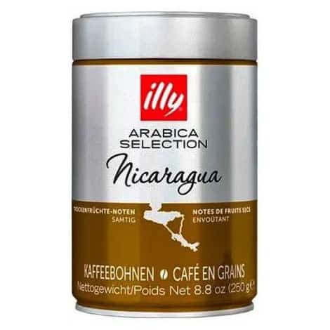 Арабіка кавові зерна Illy Nicaragua для кавових напоїв, високоякісний мелені кави, ідеальний смак для кавоманів.