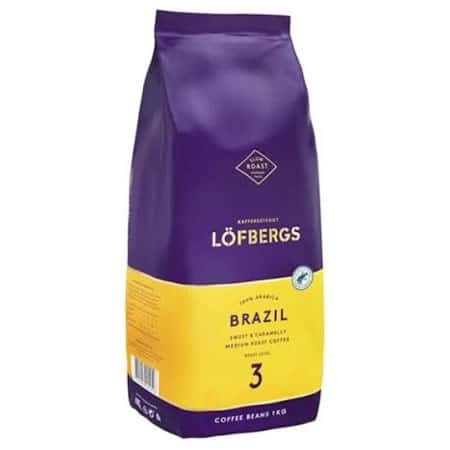 Кава в зернах Lofbergs Brazil 1 кг