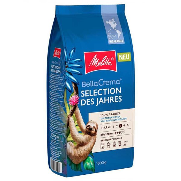 Кава в зернах Melitta Bella Selection Jahres Nicaragua New 1 кг