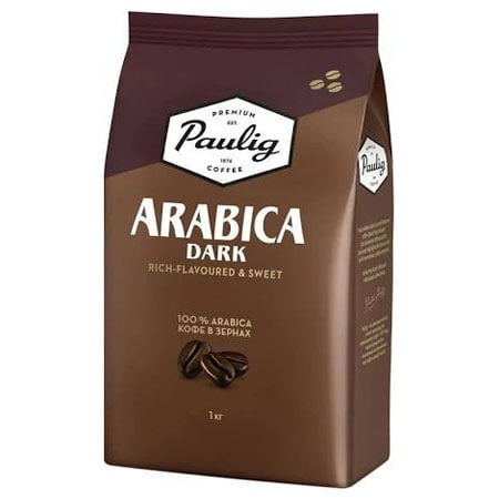 Кава в зернах Paulig Арабика Dark 1 кг