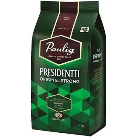 Кава в зернах Paulig Presidenti Oridginal Strong 1 кг