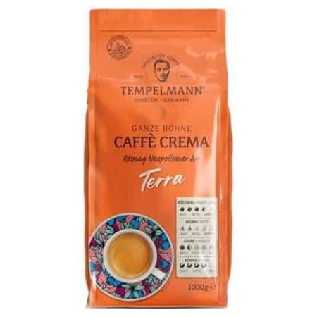 Кава в зернах Tempelmann Terra C.Crema 1 кг