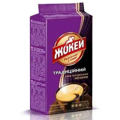 Кава в зернах Жокей 4 Традиційна 450 г